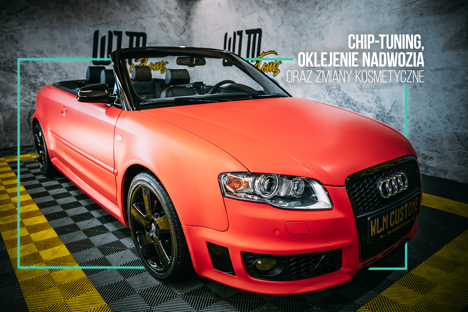 Audi A4 B7 Cabrio - kompleksowy tuning samochodu by WLM Customs