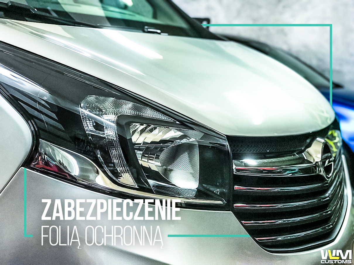 Opel Vivaro - zabezpieczenie newralgicznych miejsc folią ochronną