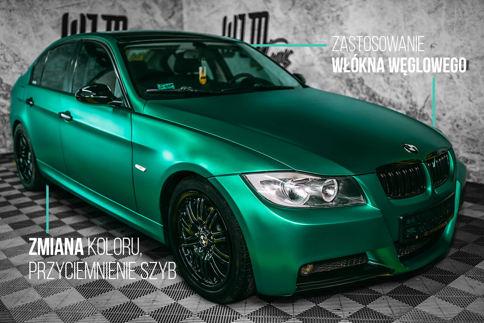 BMW 3 E90 Sedan tuning optyczny oraz wykonanie elementów