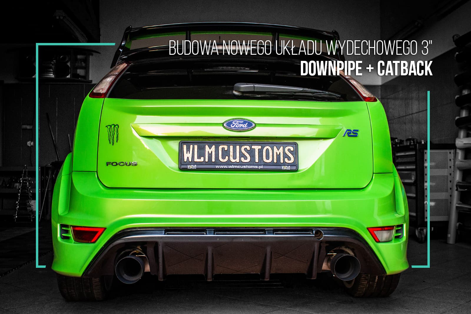 Performance GREEN - Ford Focus RS mk2 by WLM Customs