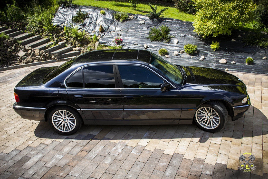 BMW 7 E38 - Polerowanie lakieru, przyciemnienie szyb oraz konserwacja wnętrza